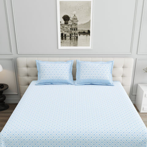 Fitted Bedsheets blue